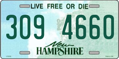 NH license plate 3094660