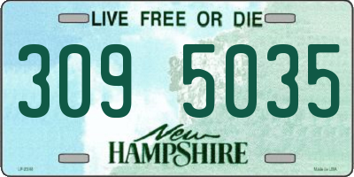NH license plate 3095035
