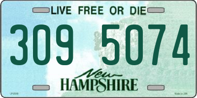 NH license plate 3095074