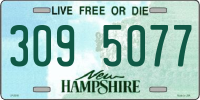 NH license plate 3095077