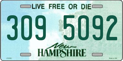 NH license plate 3095092