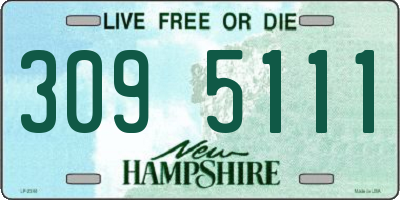 NH license plate 3095111