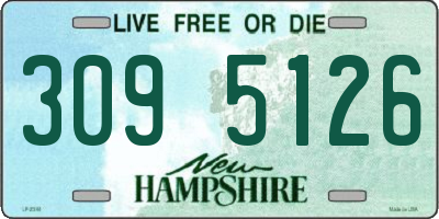 NH license plate 3095126