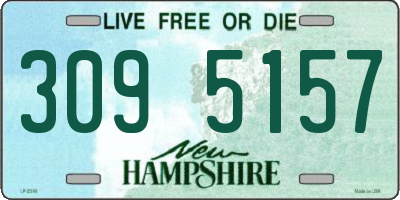 NH license plate 3095157