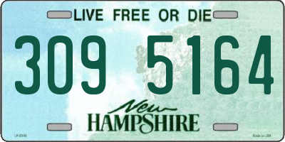 NH license plate 3095164