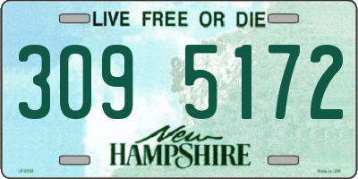 NH license plate 3095172