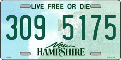NH license plate 3095175