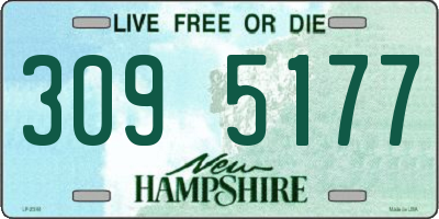 NH license plate 3095177