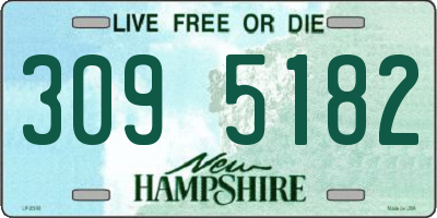 NH license plate 3095182
