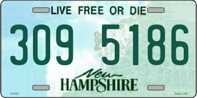 NH license plate 3095186