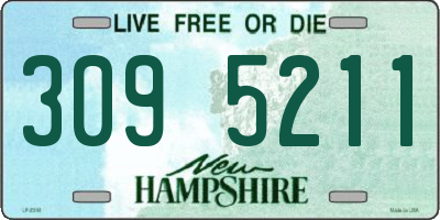 NH license plate 3095211
