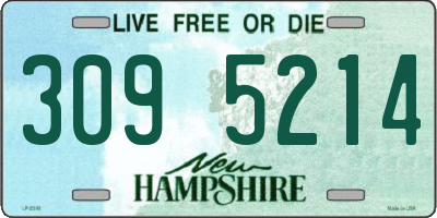 NH license plate 3095214