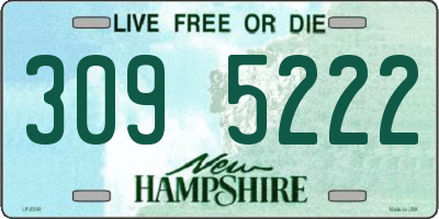 NH license plate 3095222