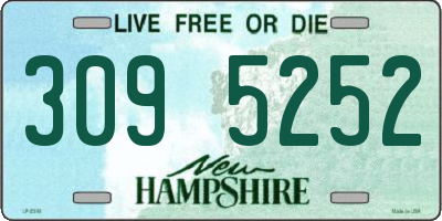 NH license plate 3095252