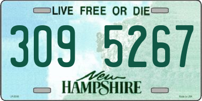 NH license plate 3095267
