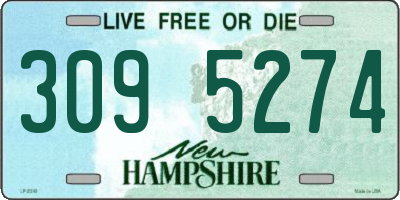 NH license plate 3095274