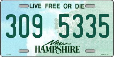 NH license plate 3095335