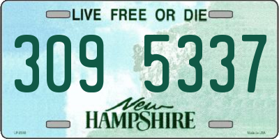 NH license plate 3095337