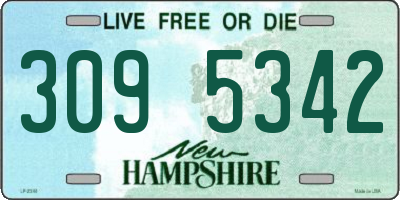 NH license plate 3095342