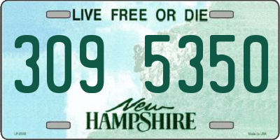 NH license plate 3095350