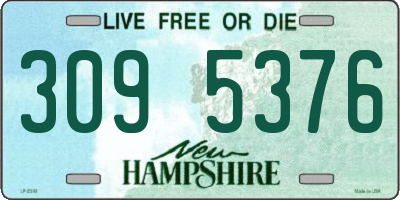 NH license plate 3095376