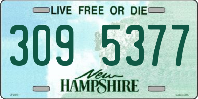 NH license plate 3095377