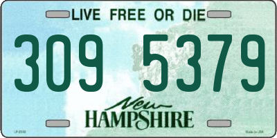NH license plate 3095379