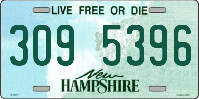 NH license plate 3095396