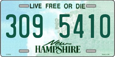 NH license plate 3095410