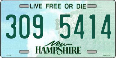 NH license plate 3095414