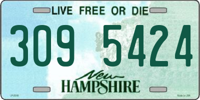 NH license plate 3095424