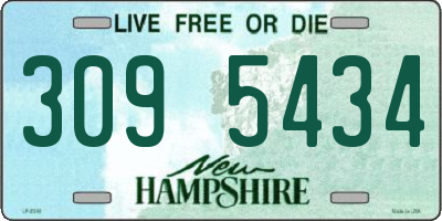 NH license plate 3095434