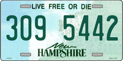 NH license plate 3095442