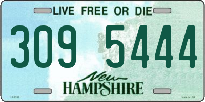NH license plate 3095444