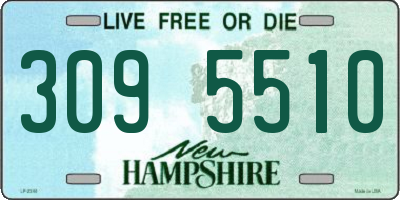 NH license plate 3095510
