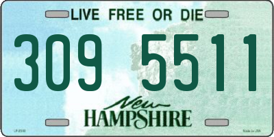 NH license plate 3095511