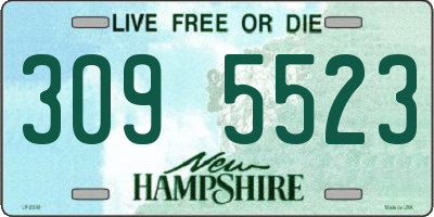 NH license plate 3095523
