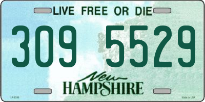 NH license plate 3095529