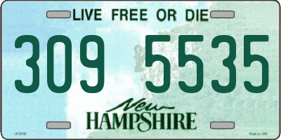 NH license plate 3095535