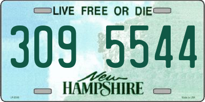 NH license plate 3095544
