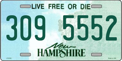 NH license plate 3095552