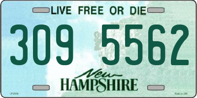 NH license plate 3095562