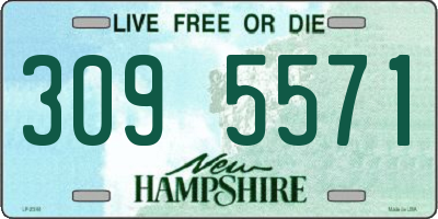 NH license plate 3095571