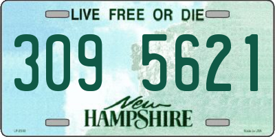 NH license plate 3095621