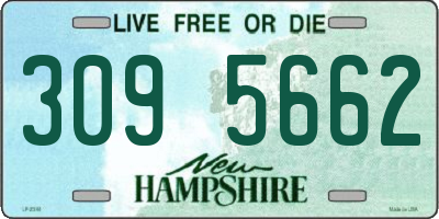 NH license plate 3095662