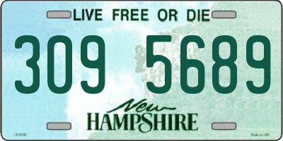 NH license plate 3095689