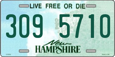 NH license plate 3095710