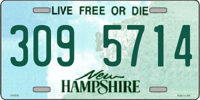 NH license plate 3095714