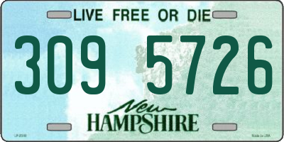 NH license plate 3095726