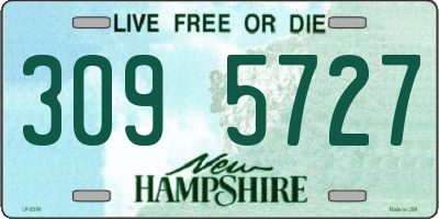 NH license plate 3095727